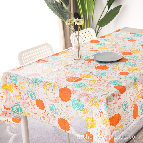 Couverture de table en flanelle Peva jetable de vente chaude